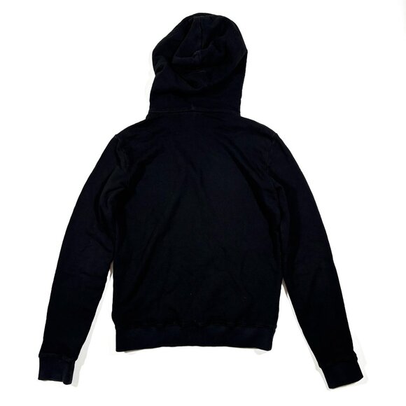 Saint Laurent Rive Gauche Logo Hoodie Black Size M - Picture 2 of 9